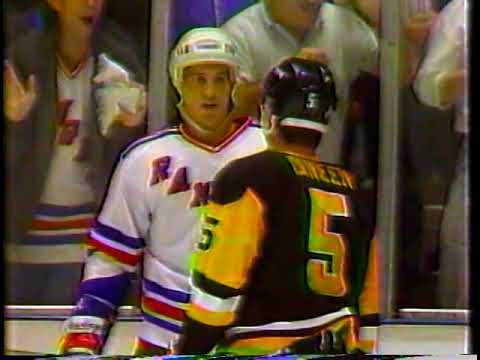 1989 First Round - New York Rangers vs. Pittsburgh, Game 3, PART 3