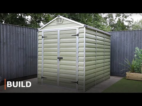 Waltons skylight plastic shed installation 8 x 6