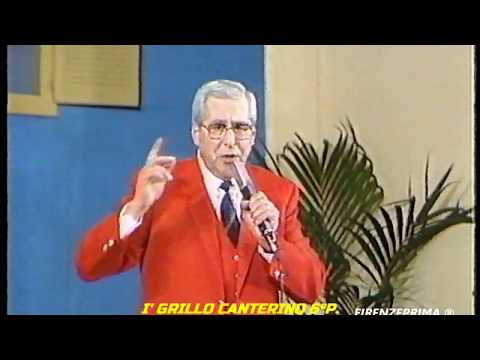 I' Grillo canterino - Luciano Ciaranfi in: In riva all'Arno - Teleregione Toscana - 1986