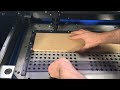 How to cut through double the thickness. Using 50W Chinese Laser Cutter