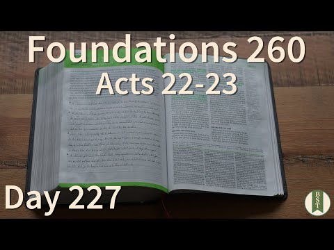 F260 Day 227: Acts 22-23 [Bible Study Minute]