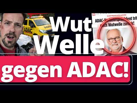 5 minutes ago: ADAC president resigns! 60,000 cancellations!