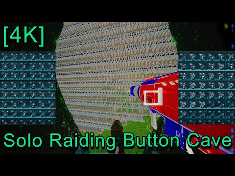 ARK - [SOLO] Online Raiding Lava Cave on Center I Monster Fibercraft