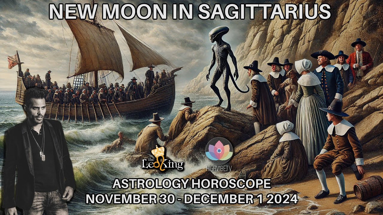 The Leo King New Moon in Sagittarius November 30-Dec 1 2024 Astrology/Tarot Horoscope All Signs
