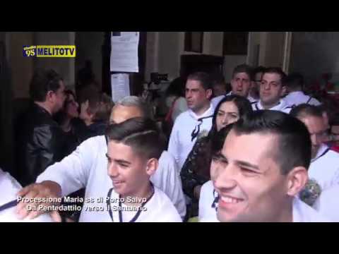 MARIA SSS DI PORTO SALVO - PROCESSIONE PENTEDATTILO VERSO IL SANTUARIO DI PORTO SALVO 27 APRILE 2019