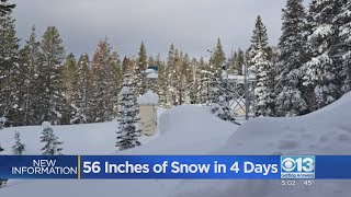 56 inches of snow recorded in 4 days