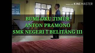 preview picture of video 'BUMI OKU TIMUR cover SMK NEGERI 1 BELITANG III....(Anton Pramono)'