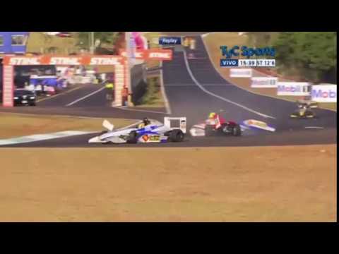 Fórmula Renault 2.0 Argentina 2016. Race 1 Obera. Last Lap Crash