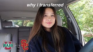 why i transferred from washu