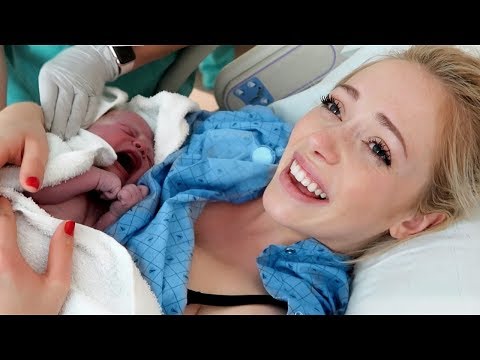 BEAUTIFUL HOSPITAL LIVE BIRTH VLOG INDUCTION - Janna and Braden Family Baby Girl Birth Story Video