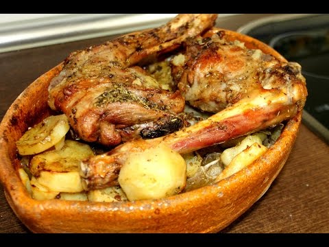Cabrito asado con patatas