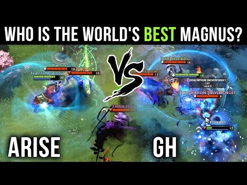 The Two Best Magnus Players on Earth - Arise vs GH - EPIC Magnus Battle - Dota 2