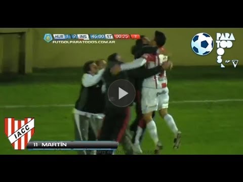 Huracán 1 - Instituto 3 -Fecha 8 - Torneo Primera B Nacional. Fútbol Para Todos.