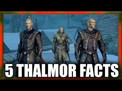 Skyrim - 5 Thalmor Facts - Elder Scrolls Lore