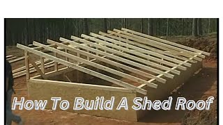 Build A SHED ROOF Step by Step Easy Tutorial