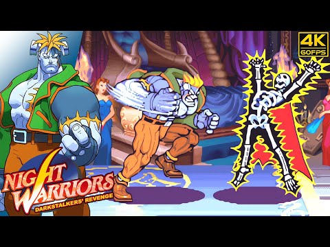 Night Warriors: Darkstalkers' Revenge - Victor (Arcade / 1995) 4K 60FPS