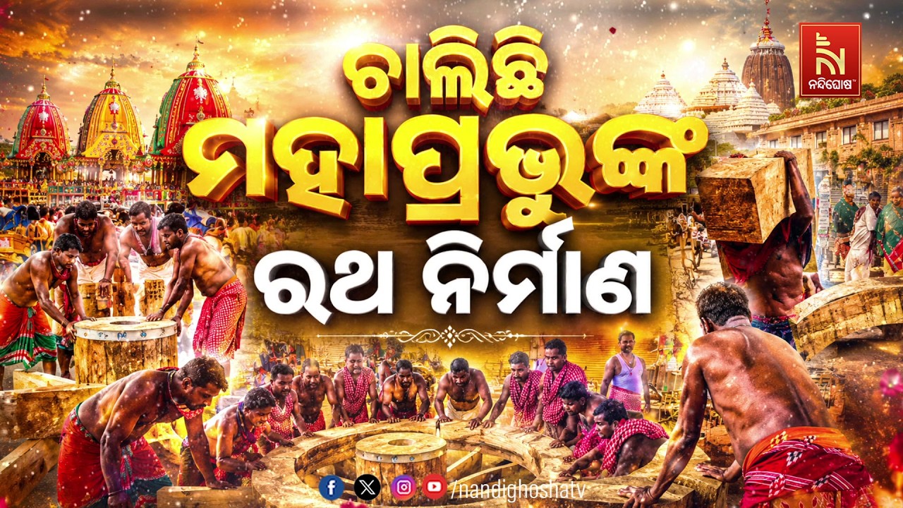 🔴 Live | ଚାଲିଛି  ମହାପ୍ରଭୁଙ୍କ ରଥ ନିର୍ମାଣ