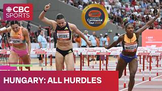 Quartet of hurdles races at Continental Tour meet in Budapest | #athletics #trackandfield