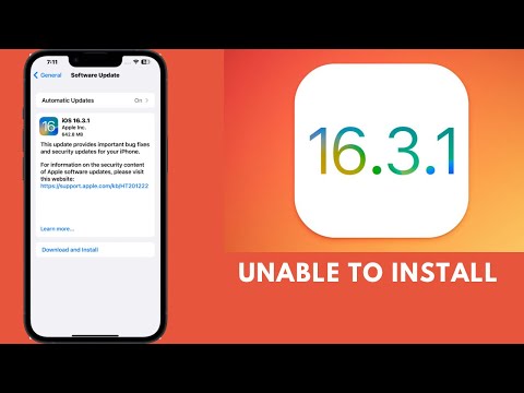 How To Fix Unable To Install iOS 16.3.1 On iPhone And iPad