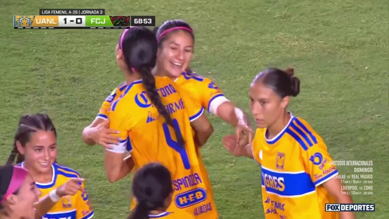 🥳 GOL DE DELGADO | Tigrs 1-0 FC Juárez | Jornada 3 | Liga MX Femenil 2026