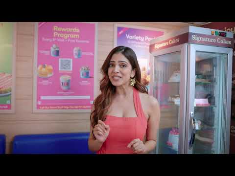 A rewards program as sweet as Malavika Mohanan. Join the club, we give back in dessert.