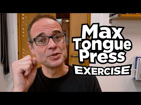 Mike Mew's Max Tongue Press Exercise