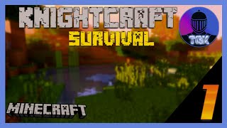 I Started A Minecraft Survival Series!!! | KnightCraft Survival