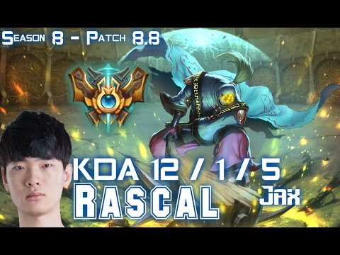 Rascal JAX vs IRELIA Top - Patch 8.8 KR Ranked