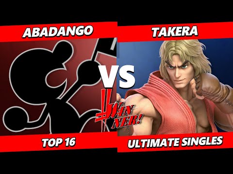Winner! 20 - Abadango (Game & Watch) Vs. takera (Ken) SSBU Ultimate Tournament