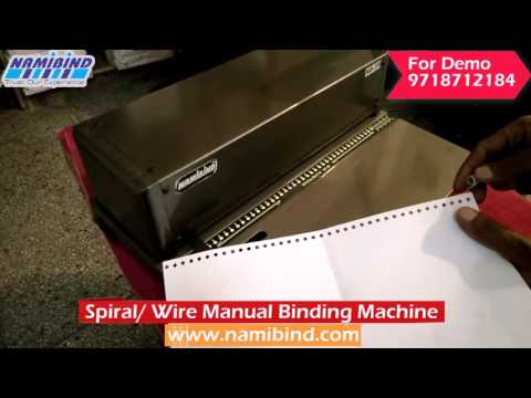 390A Namibind Spiral Binding Machine
