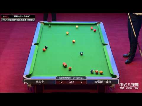 Gareth Potts 波茨 vs Ma Zhiyu 马志宇 FINAL | Chinese 8-ball International Masters 2014 乔氏杯 中式八球国际大师赛