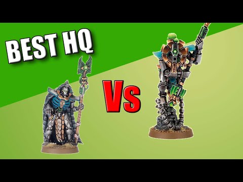 Best Necron HQ 8th Edition - Trazyn the Infinite Vs Orikan the Diviner