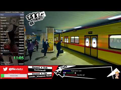 Persona 5 Speedrun 16:15:08 [Hard, True End] Part 1