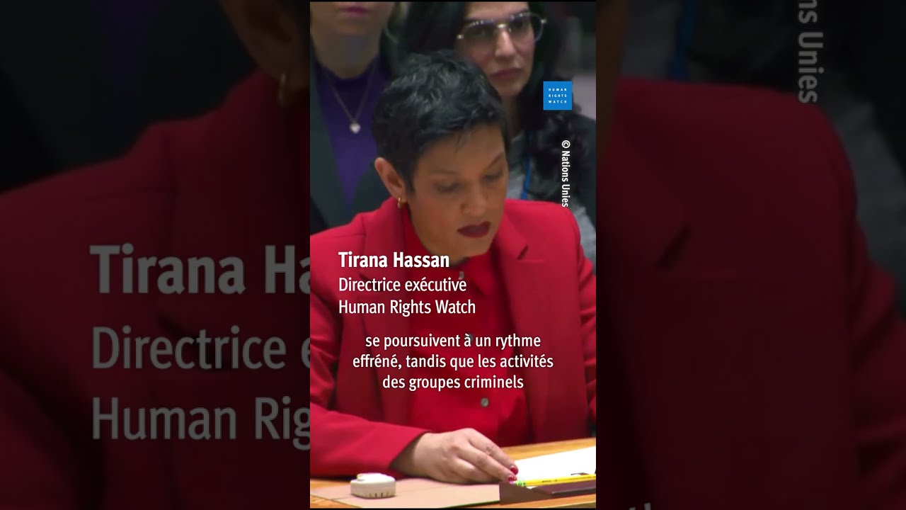 Haïti : Déclaration de Tirana Hassan à l’ONU