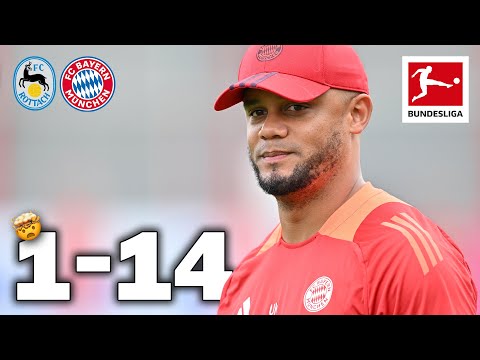 14 FC Bayern Goals at Kompany Debut | FC Rottach-Egern vs. FC Bayern 1-14 | Highlights
