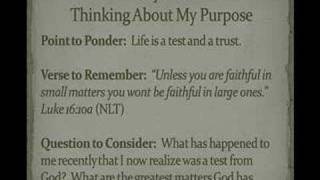 RE: The Purpose Driven Life By Rick Warren (Chapter 5)