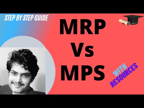 Master Production Schedule MPS and Materials Requirement Planning MRP  Key Differences with Examples