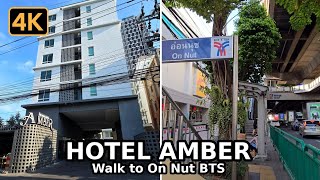 Hotel Amber Sukhumvit 85 Bangkok | What’s Around the Hotel? + Walk to On Nut BTS