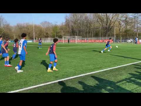 Finale Holland Cup 2023 ASC Waterwijk JO14-1 - U.S.M. Les Clayes sous Bois JO14-1 (9-4-2023). 3-0