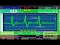 60 Sec COUNTDOWN TIMER V 126 ECG EKG STYLE Clock With Sound Effects 4k Hd