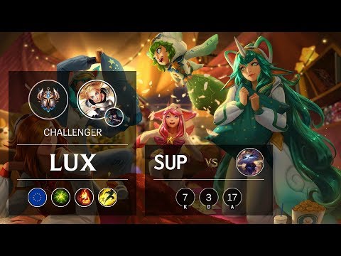 Lux Support vs Yuumi - EUW Challenger Patch 9.12