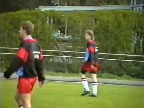 Warming up Kampioenswedstrijd