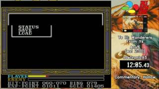 SNES Super Stars 2017 [95] - Ys III: Wanderers From Ys (Any%) by JoeTronicX3