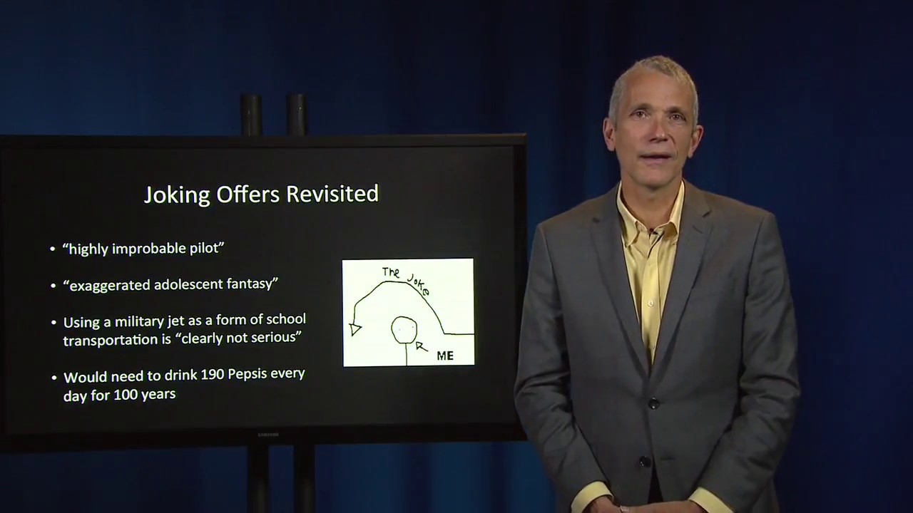 Leonard v. Pepsico (The Harrier Jet Ad): Offers and the Power of Acceptance