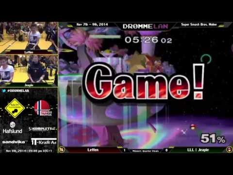 DL4.0 - Leffen (Fox) Vs. Jeapie (C.Falcon) - Melee Winners Quarter Finals