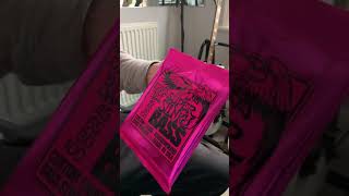 Restring My Bass with Me #shorts #asmr #bass #guitar