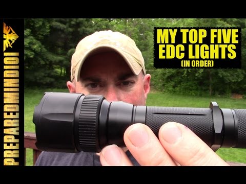 My Top Five EDC Flashlights (In Order) and Why  - Preparedmind101
