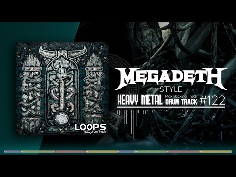 Heavy Metal Drum Track / Megadeth Style / 180 bpm