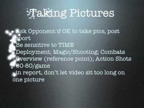 Topic of the Week  Battle Reporting