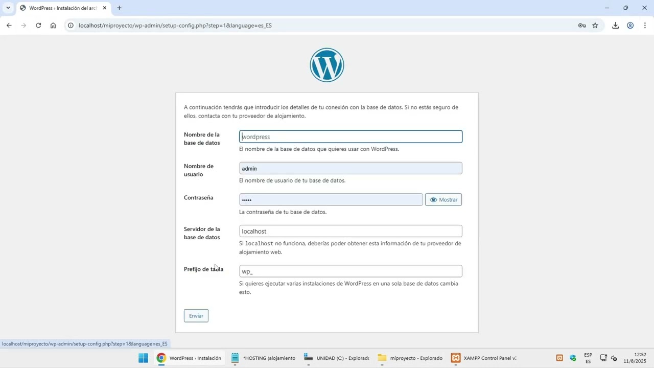 Cómo instalar WordPress en un Servidor Local